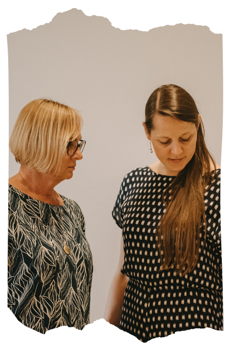 Marion Oberheiden coacht eine Klientin